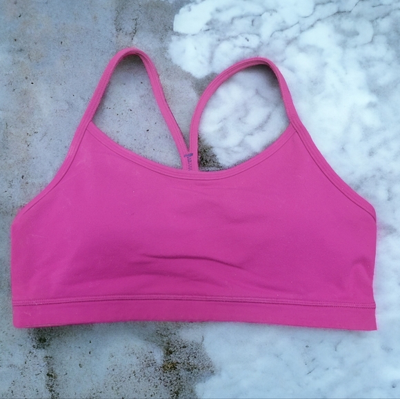 lululemon athletica Other - Lululemon Flow Y Bra Fuschia Size 10 women nice!